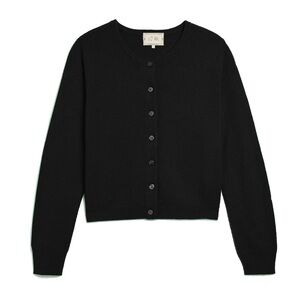 NWT Demylee Ava Cashmere Cardigan in black (small)